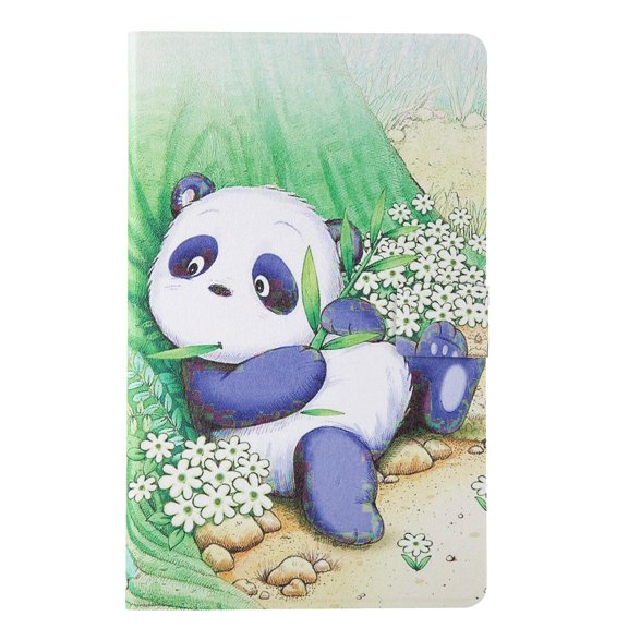 Allytech Galaxy Tab A 8.4 Inch Case 2020, Premium PU Leather Colorful Patterns Folio Multiple Angle Stand Protection Flip Cover for Samsung Galaxy Tab A 8.4" Tablet (SM-T307), Panda