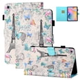 thumbnail image 1 of Allytech Galaxy Tab A 10.1" 2019 Released Case Model SM-T510 T515, Slim Fit Shockproof Multi Angle Kickstand Folio Flip Patterned Cover Case for Samsung Galaxy Tab A 10.1 T510, Butterfly Tower, 1 of 6