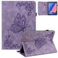 thumbnail image 1 of Allytech Galaxy Tab A 8.0 2019 Case T290 T295, PU Leather Slim Fit Lightweight Shockproof Full Protection Multi Anglge Viewing Stand TPU Back Cover Case for Samsung Galaxy Tab A 8.0 2019 T290,Purple, 1 of 6
