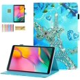 thumbnail image 1 of Allytech Galaxy Tab A 8.0 2019 Case, T290 T295 Case, PU Leather Slim Folio Multi Angle Stand Protection TPU Back Cover Case for Samsung Galaxy Tab A 8.0 2019 Released Without S Pen Model,Crystal Tower, 1 of 1