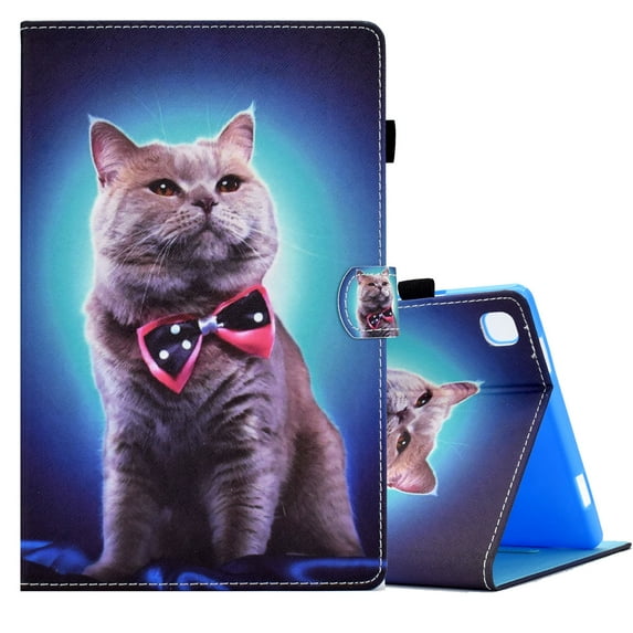 Allytech Galaxy Tab A7 Case 10.4" 2020 SM-T500 T505, Slim Flip Folio Multi Angle Stand Cover Shockproof Protection Anti-scratch Case for Samsung Galaxy Tab A7 10.4" T500 T505 T507 - Cat