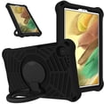thumbnail image 1 of Allytech Galaxy Tab A7 Lite 8.7 Case 2021 SM-T220 T225, Soft EVA  Case for Kids Rotating Stand Handle Heavy Duty Protective Shockproof Kids Friendly Case Cover for Samsung Galaxy A7 Lite 8.7"-Black, 1 of 7