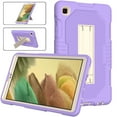 thumbnail image 1 of Allytech Galaxy Tab A7 Lite 8.7" T220 T225 Case with Screen Protector PET Film, Heavy Duty Protection Shockproof Kickstand Rugged Shockproof Back Cover Case for Samsung Galaxy Tab A7 Lite 8.7"Purple, 1 of 1