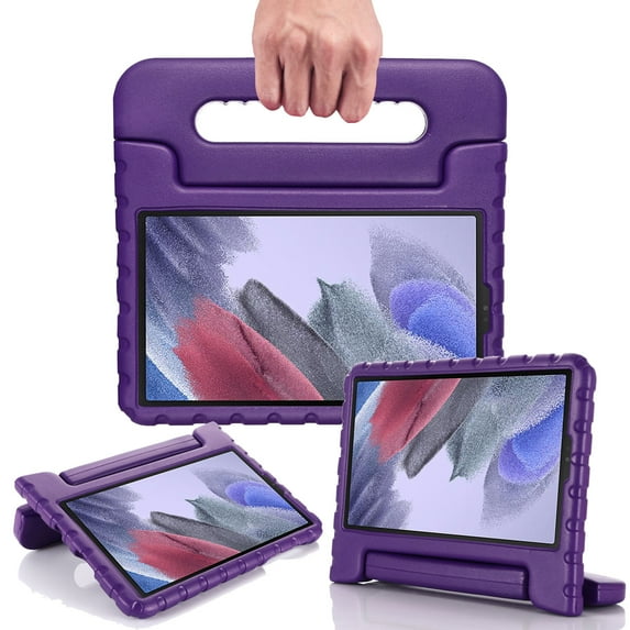 Allytech Galaxy Tab A7 Lite 8.7-inch Case for Kids, With PET Screen Protector Shockproof Convertible Handle Stand Kids Friendly Case Cover for Samsung Galaxy Tab A7 Lite 8.7" 2021 SM-T220 T225, Purple