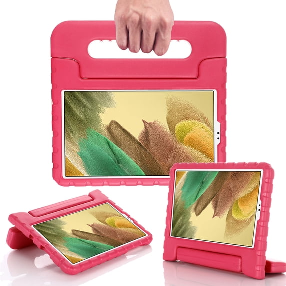 Allytech Galaxy Tab A7 Lite 8.7-inch Case for Kids, With PET Screen Protector Shockproof Convertible Handle Stand Kids Friendly Case Cover for Samsung Galaxy Tab A7 Lite 8.7" 2021 SM-T220 T225, Rose