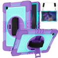 thumbnail image 1 of Allytech Galaxy Tab A8 10.5" Case 2022 SM-X200, Rugged Heavy Duty Shockproof With Shoulder Hand Strap Rotating Stand Drop Protection Kids Children Proof Case Cover for Samsung Galaxy Tab A8 10.5", 1 of 7