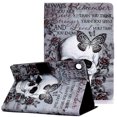 thumbnail image 1 of Allytech Galaxy Tab A8 10.5" Case Cover SM-X200, Slim Fit Multi Angle Viewing Stand Flip Smart Cover Auto Sleep Wake Shockproof Protection Case for Samsung Galaxy Tab A8 10.5" X200 X205 X207 - Skull, 1 of 6