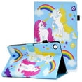 thumbnail image 1 of Allytech Galaxy Tab A8 10.5" Case X200, Slim Fit Auto Sleep Wake Flip Cover Multi Angle Viewing Stand Shockproof Case Cover for Samsung Galaxy Tab A8 10.5" SM-X200 X205 X207 - Unicorn, 1 of 6