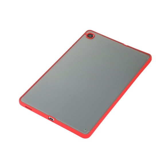 Allytech Galaxy Tab A8 10.5" Case X200 X205 X207 Case, Matte Transparent Back Shell Shockproof Anti-Scratch Protective Bumper Case Cover for Samsung Galaxy Tab A8 10.5" SM-X200 X205 - Red