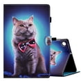 thumbnail image 1 of Allytech Galaxy Tab A8 Case 10.5" T220 T225, Slim Flip Folio Multi Angle Stand Cover Auto Sleep Wake Shockproof Protection Anti-scratch Case for Samsung Galaxy Tab A8 10.5" 2022 - Cat, 1 of 7