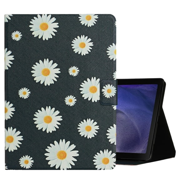 Allytech Galaxy Tab A8 Case 10.5" X200, Slim PU Leather Auto Sleep Wake Multi Angle Viewing Stand Shockproof Scratch Resistant Case Cover for Samsung Galaxy Tab A8 10.5" 2022 X200 - Daisy