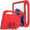 thumbnail image 1 of Allytech Galaxy Tab A9+ 11" Case for Kids, Soft EVA Rubber Shockproof Lightweight Handle Stand Bumper Cute Design Kids Friendly Case Cover for Samsung Galaxy A9 Plus 11" SM-X210 X215 X216 - Red, 1 of 5