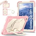 thumbnail image 1 of Allytech for Galaxy Tab A9 8.7" Case SM-X110 X115 2023, Rugged Shockproof Kids Friendly Kickstand Handle Grip Shoulder Strap Bumper Tablet Case for Samsung Galaxy Tab A9 - Rosegold, 1 of 9