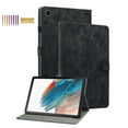 thumbnail image 1 of Allytech Galaxy Tab A9+ Case 11" 2023 Released SM-X210 X215 X216, Slim Fit PU Leather Shockproof Multi Angle Stand Cards Slots Pencil Holder Case Cover for Samsung Galaxy Tab A9+ Plus - Black, 1 of 6