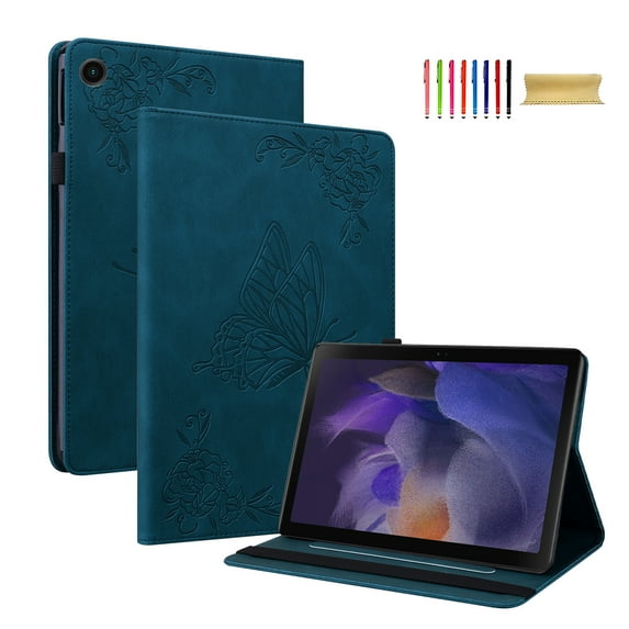 Allytech Galaxy Tab A9+ Case 11 Inch 2023 Released, Slim Fit Premium PU Leather Multi Angle Stand Shockproof Lightweight Folip Folio Case Cover for Samsung Galaxy Tab A9+, Darkblue