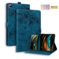 thumbnail image 1 of Allytech Galaxy Tab A9+ Case 11 Inch SMS-X210 X215, PU Leather Flower Embossed Slim Fit Shockproof Multi Angle Viewing Stad Protective Magnetic Closure Case Cover for Galaxy Tab A9 Plus - Blue, 1 of 8