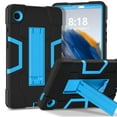 thumbnail image 1 of Allytech Galaxy Tab A9 Case 2023 with Screen Protector Dual Layer Hybid Heavy Duty Rugged Shockproof Kickstand Kids Cover for Samsung Galaxy Tab A9 8.7 Inch Tablet SM-X110/X115/X117, Black+Blue, 1 of 7