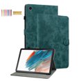 thumbnail image 1 of Allytech Galaxy Tab A9 Case 8.7" 2023 Released SM-X110 X115, Slim Fit PU Leather Shockproof Multi Angle Stand Cards Slots Pencil Holder Case Cover for Samsung Galaxy Tab A9 - Darkgreen, 1 of 6