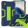 thumbnail image 1 of Allytech Galaxy Tab A9 Plus Case 2023 with Screen Protector Hybid Heavy Duty Rugged Shockproof Kickstand Kids Cover for Samsung Galaxy Tab A9+/Plus 11 Inch Tablet SM-X210/X216/X218, Navy+Green, 1 of 7