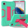 thumbnail image 1 of Allytech Galaxy Tab A9 Plus Case 2023 with Screen Protector Hybid Heavy Duty Rugged Shockproof Kickstand Kids Cover for Samsung Galaxy Tab A9+/Plus 11 Inch Tablet SM-X210/X216/X218, Mint+Rose, 1 of 7
