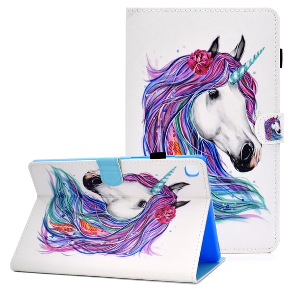 Allytech Galaxy Tab S5e 10.5 Case 2019 T720 T725 T727 Tablet Cover, Unicorn Slim Kickstand Sleeve with Pencil Holder Auto Sleep/Wake Sleeve Card Slot Case for Samsung Galaxy Tab S5e 10.5 Inch,Unicorn