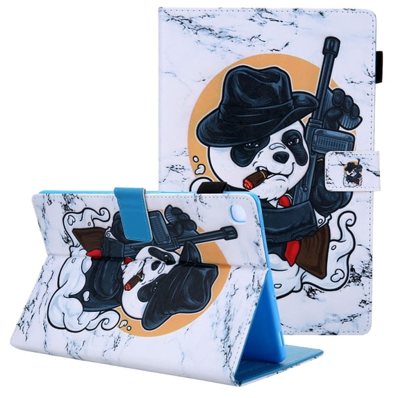 Allytech Galaxy Tab S5e 10.5 Case for Girls, Slim Fit Auto Sleep Wake Folio Flip Kickstand Corner Protective Smart Shell Anti-Scratch Wallet Cover for Samsung Galaxy Tab S5e 10.5,Panda