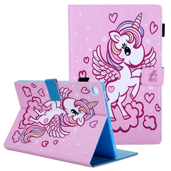 Allytech Galaxy Tab S5e 10.5 Case for Girls, Slim Fit Auto Sleep Wake Folio Flip Kickstand Corner Protective Smart Shell Anti-Scratch Wallet Cover for Samsung Galaxy Tab S5e 10.5,Flying Unicorn