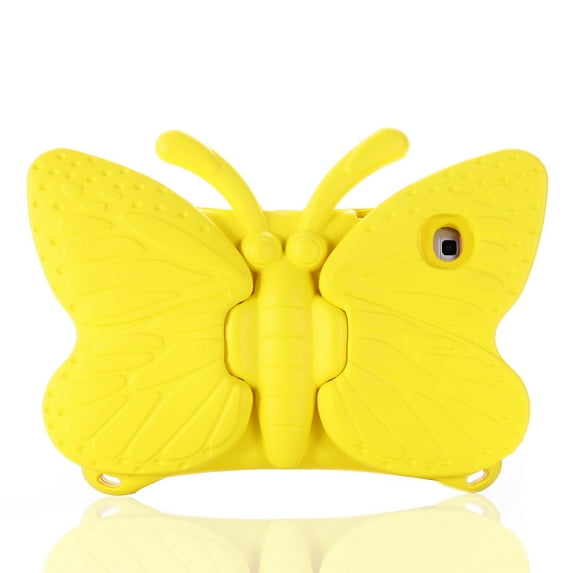 Allytech Galaxy Tab S6 Lite 10.4" 2022/2020 Case with PET Screen Protector, Cute Butterfly Kids Girls Cover Protection Stand Case for Samsung Galaxy Tab S6 Lite 10.4" SM-P613/P619/P610/P615 -Yellow