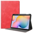 thumbnail image 1 of Allytech Galaxy Tab S6 Lite 10.4“ Case 2022/2020 Model (SM-P610/P613/P615/P619), Slim Auto Sleep Wake Smart Cover Multi Angle Stand TPU Back Shell Case for Samsung Galaxy Tab S6 Lite 10.4" - Red, 1 of 7