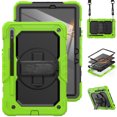 thumbnail image 1 of Allytech Galaxy Tab S8 2022 / Tab S7 2020 11 Inch Case (SM-X700/706/T870/T875) with Screen Protector,  Rugged Shockproof Strap Rotating Kickstand Protective Cover for Samsung Galaxy Tab S8/ Tab S7, 1 of 7