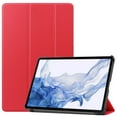 thumbnail image 1 of Allytech Galaxy Tab S8 2022 / Tab S7 2020 11 Inch Case (SM-X700/706/T870/T875), Slim Soft TPU Smart Stand Shockproof Back Cover Auto Wake/Sleep Cover for Galaxy Tab S8 S7 11" - Red, 1 of 7