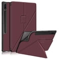 thumbnail image 1 of Allytech Galaxy Tab S8 Ultra Case 14.6-inch SM-X900 X906,Ultra Slim Flip Folding Stand Auto Sleep Wake Smart Cover Shockproof Durable PU Leather Case for Samsung Galaxy Tab S8 Ultra 14.6" 2022,Winered, 1 of 8