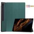 thumbnail image 1 of Allytech Galaxy Tab S9 Ultra Case SM-X910, Ultra Slim Fit Shell Kickstand Auto Sleep Wake Shockproof Protective Back Cover Case for Samsung Galaxy Tab S9 Ultra 14.6" - Darkgreen, 1 of 10