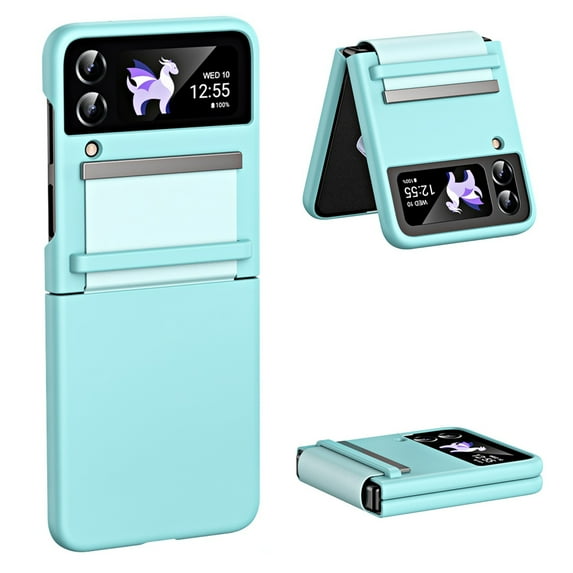 Allytech for Galaxy Z Flip 3 Case with Hinge Protection, Ultra Thin Shockproof Anti-Drop Heavy Duty Semi-Auto Hard PC Back Protective Case for Samsung Z Flip3 5G 2021, Green