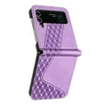 thumbnail image 1 of Allytech Galaxy Z Flip 4 Case with Credit Card Slots, Anti-Scratch PU Leather & PC Shockproof Folio Flip Case for Samsung Galaxy Z Flip 4 2022, Purple, 1 of 5