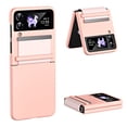 thumbnail image 1 of Allytech for Galaxy Z Flip 4 Case with Hinge Protection, Ultra Thin Shockproof Anti-Drop Heavy Duty Semi-Auto Hard PC Back Protective Case for Samsung Z Flip4 5G 2022, Pink, 1 of 8