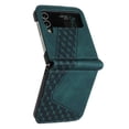 thumbnail image 1 of Allytech Galaxy Z Flip 4 Case with Credit Card Slots, Anti-Scratch PU Leather & PC Shockproof Folio Flip Case for Samsung Galaxy Z Flip 4 2022, Green, 1 of 5