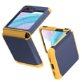 thumbnail image 1 of Allytech Galaxy Z Flip 5 5G Case, 2023 Upgrade Rugged Military Grade Protection Shockproof Hinge Protection Anti-Scratch Bumper Phone Case Cover for Samsung Galaxy Z Flip 5 - Darkblue, 1 of 6
