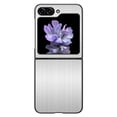 thumbnail image 1 of Allytech Galaxy Z Flip 5 5G Case, Samsung Z Fold 5 Cover, Heavy Duty Shockproof Metal Back Cover Anti-Scratch Protective Case Cover for Samsung Galaxy Z Flip 5 5G - Silver, 1 of 11
