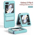 thumbnail image 1 of Allytech for Galaxy Z Flip 5 Case with Hinge Protection, Ultra Thin Shockproof Anti-Drop Heavy Duty Semi-Auto Hard PC Back Protective Case for Samsung Z Flip5 5G 2023, Green, 1 of 8