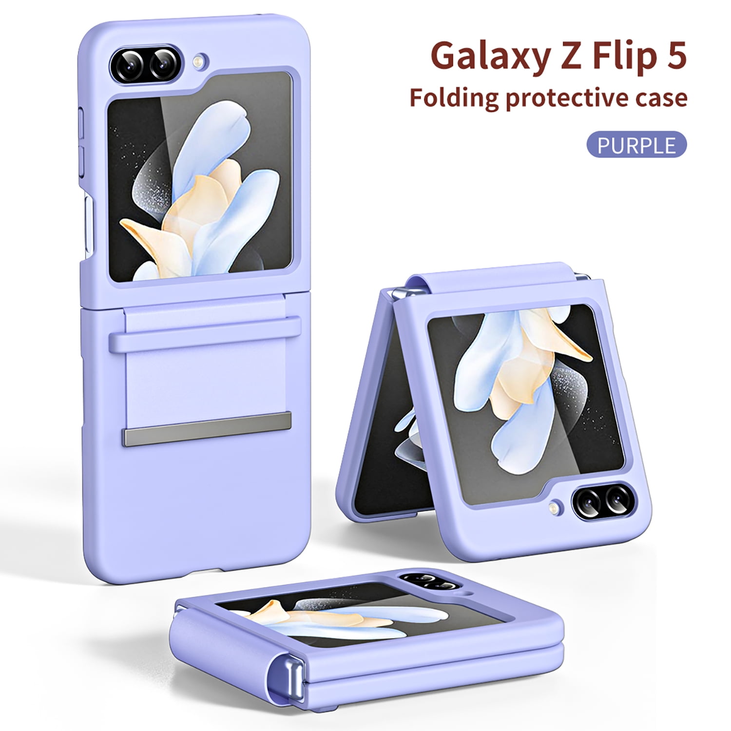 Fashion Machine Plating Cover for Samsung Z Flip 5 5g Leveling Hinge Case  Funda for Samsung Galaxy Z Flip 5 Case with Hinge - AliExpress