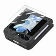 thumbnail image 1 of Allytech Galaxy Z Flip 5 Case with Screen Protector, Samsung Z Flip5 Case, Full Body Protective Rugged Hybrid Slim Fit Shockproof Phone Case for Samsung Galaxy Z Flip5 - Black, 1 of 8