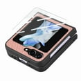 thumbnail image 1 of Allytech Galaxy Z Flip 5 Case with Screen Protector, Samsung Z Flip5 Case, Full Body Protective Rugged Hybrid Slim Fit Shockproof Phone Case for Samsung Galaxy Z Flip5 - Pink, 1 of 8