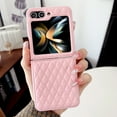 thumbnail image 1 of Allytech for Galaxy Z Flip 5, Luxury PU Leather Slim Back Cover Shell Shockproof Bumper Anti-Scratch Phone Case Cover for Samsung Galaxy Z Flip 5, Pink, 1 of 5
