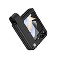 thumbnail image 1 of Allytech Galaxy Z Flip 6 Case with Strap, Premium PU Leather Shockproof Anti-scratch Protective Case Cover for Samsung Galaxy Z Flip 6 5G - Black, 1 of 8