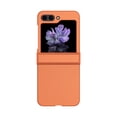 thumbnail image 1 of Allytech Galaxy Z Flip3 Case, Hinge Protection Shockproof Slim Fit Anti-Scratch Bumper Case Cover for Girls Women Phone Case for Samsung Galaxy Z Flip3 - Orange, 1 of 9