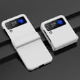 thumbnail image 1 of Allytechgroup Shockproof Solid Color Slim Fit Shell Cell Phone Case for Samsung Galaxy Z Flip 3, White, 1 of 8