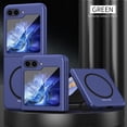 thumbnail image 1 of Allytech Galaxy Z Flip5 Case with Screen Protector, Z Flip5 Cover, Ultra Slim Fit Lightweight Shockproof Drop Protection Phone Case for Samsung Galaxy Z Flip 5 - Blue, 1 of 6