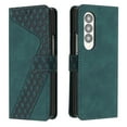 thumbnail image 1 of Allytech Galaxy Z Fold 3 Case with Credit Card Slots, Anti-Scratch PU Leather & PC Frame Shockproof Folio Magnetic Closure Case for Samsung Galaxy Z Fold 3 2021, Green, 1 of 5