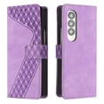 thumbnail image 1 of Allytech Galaxy Z Fold 4 Case with Credit Card Slots, Anti-Scratch PU Leather & PC Frame Shockproof Folio Magnetic Closure Case for Samsung Galaxy Z Fold 4 2022, Purple, 1 of 5